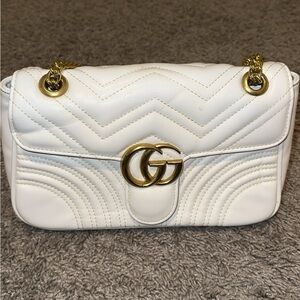 White Shoulder Purse
